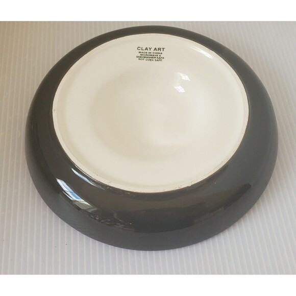 CLAY ART HAND PAINTED JALAPENO MARGARITA SALTER 7" PEPPERS Trinket Nut Dish Red - Picture 5 of 8